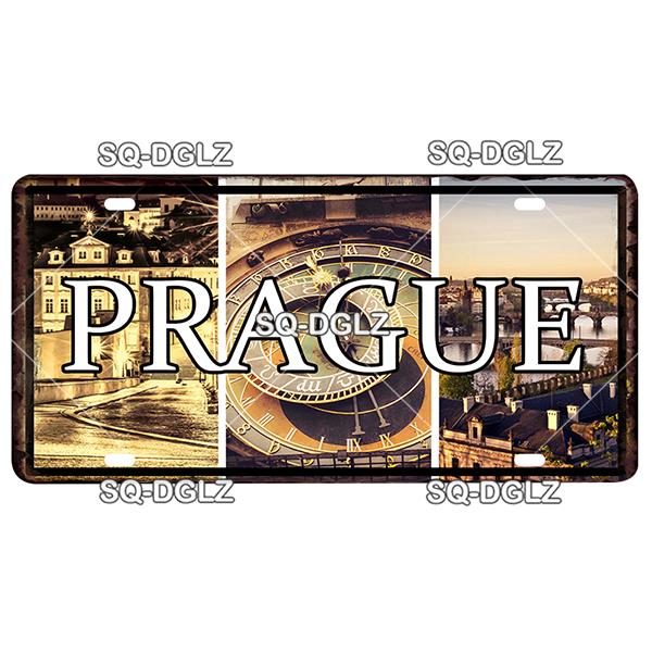 

Europe City 15x30cm Plate Metal Sign Vintage Plaque Tin Sign Wall Decor For Bar Country Poster Travel Collection Poster 20x30cm（7.8x11.8inch）