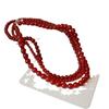 Festive Red Agate Necklace - Chinese Style Spring Festival Wedding Christmas Women's Jewelry