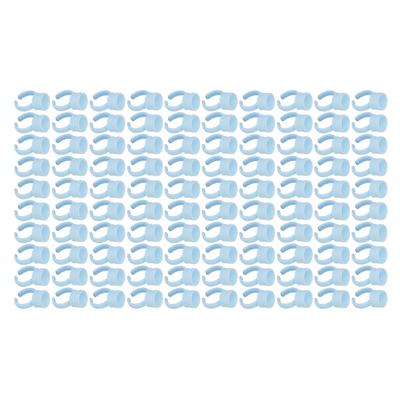 100pcs Eyelash Extensions Glue Ring Cup Disposable Eyebrow Tattoo Microblading Ink Cup Holder