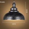American Retro Wrought Iron Pendant Lamp for Restaurants and Bars