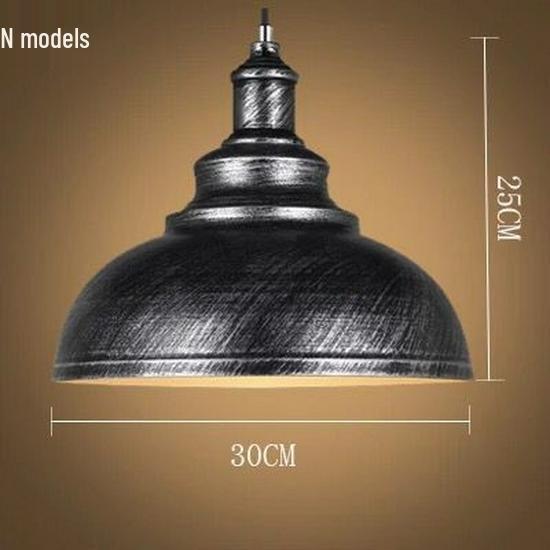 American Retro Wrought Iron Pendant Lamp for Restaurants and Bars
