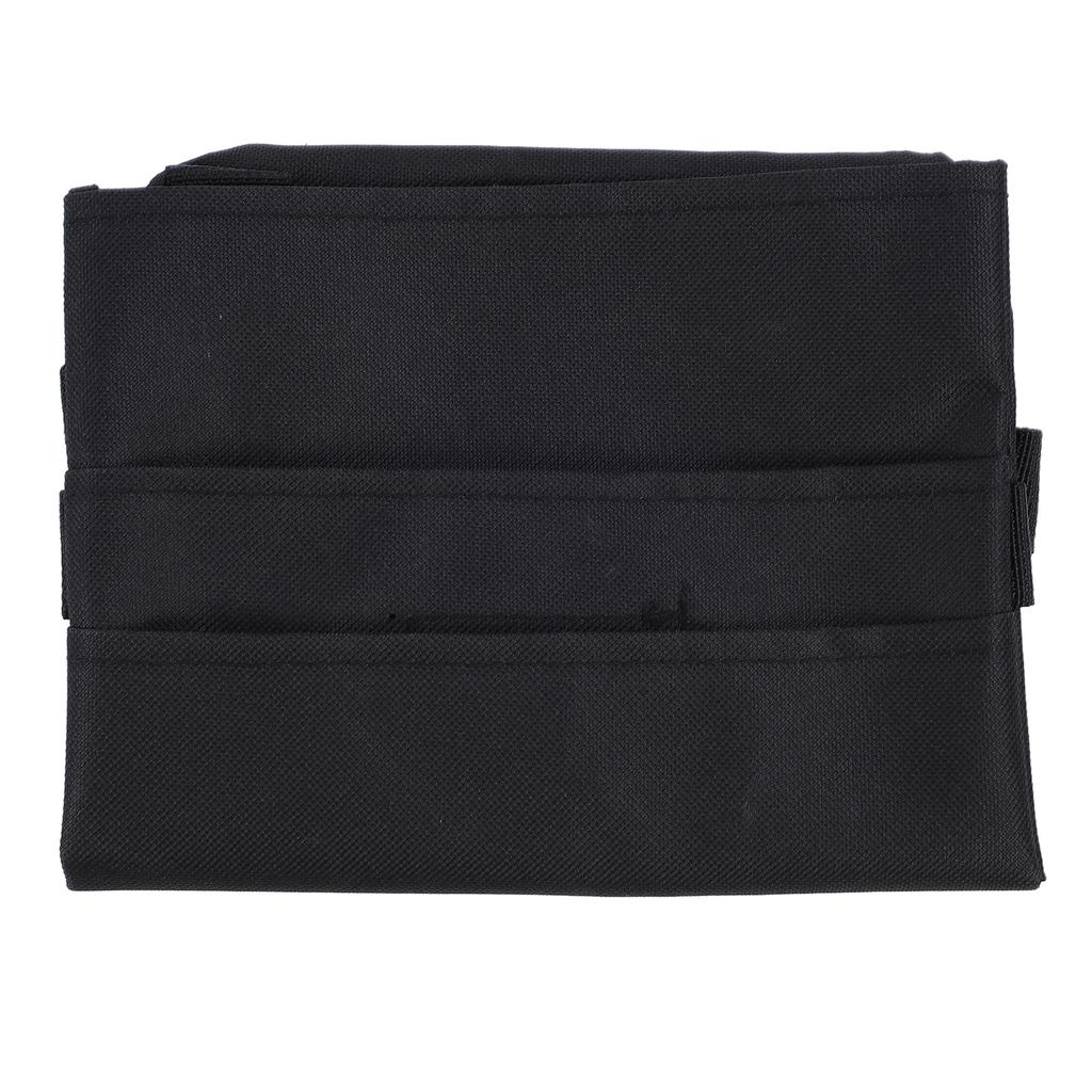 Bolsa para Muleta Tecido Oxford Fixação com Alça Multifuncional Portátil Bolsa para Muletas 7,87x11,81 pol Preta