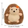PP Cotton Hedgehog Doll Keychain Lifelike Kawaii Hedgehog Plush Pendant 14cm Stuffed Animal Hedgehog Plush Toy Phone Accessories