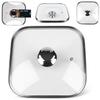 GRANDE Square Glass Lid 27x27 Cm