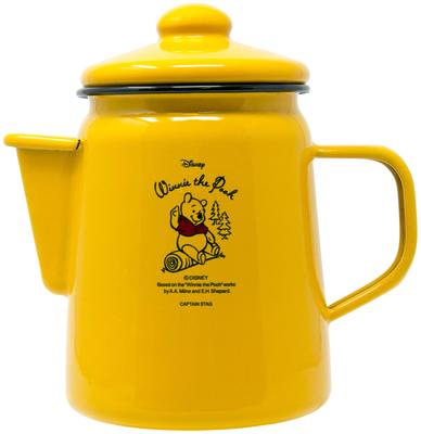 Pearl Metal Captain Stag Disney Winnie the Pooh Kettle, Enamel, 750ml, Design, Yellow, MA-1425