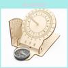 Children's Science Diy Sundial Model Customizable Wooden Handmade Sun Clock Illustrated Ancient Timepiece