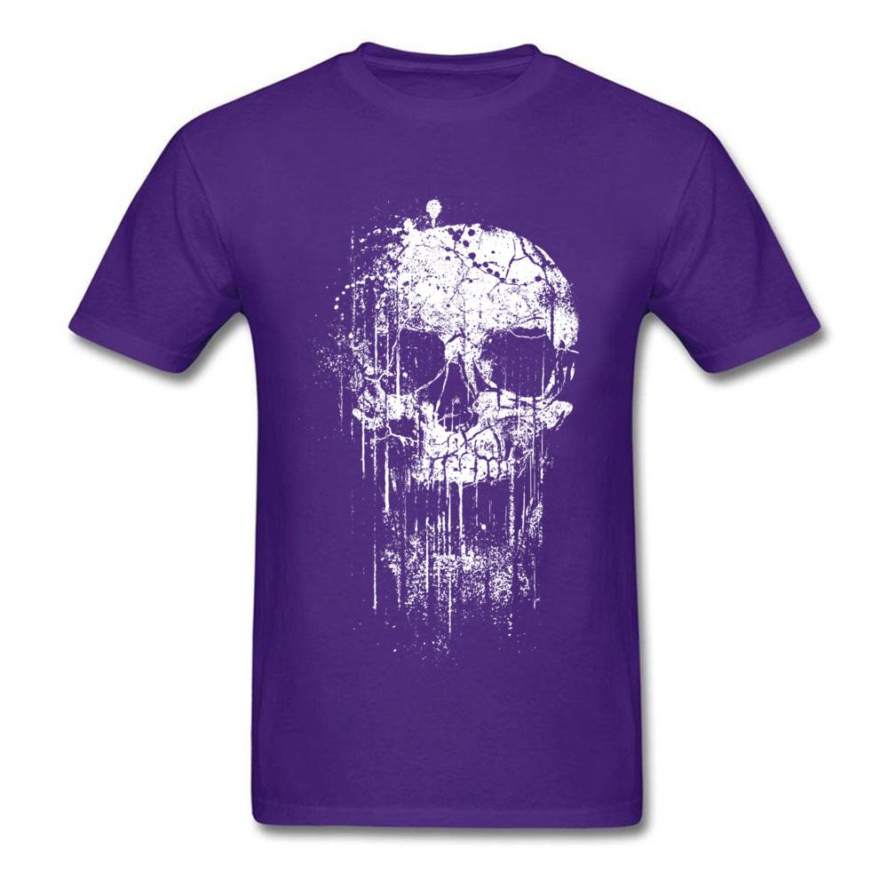Cooles Totenkopf T-Shirt Neues Design Kurzarm Herren T-Shirts Berühmte Marke Mode Sommer T-Shirt Rundhalsausschnitt Kostenloser Versand