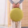Floor Pillow 20cm Thickness Cotton Fabric Soft Comfortable Detachable Round Floor Cushion for Home Indoor Grass Green