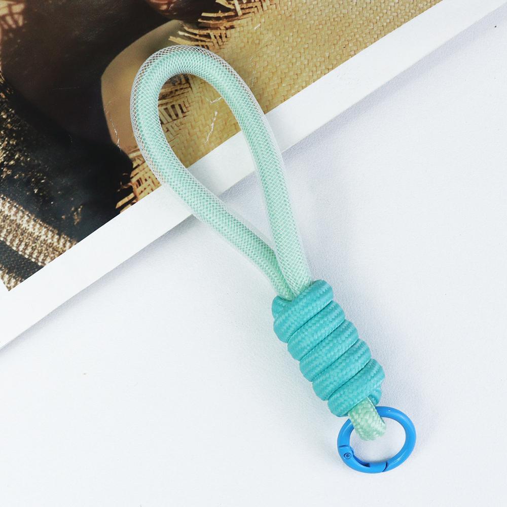 

Подходящий по цвету ремешок для мобильного телефона, брелок для ключей, простой короткий чехол для мобильного телефона, креативный автомобильный брелок, подвесные украшения Light green