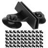 50 Stück Kunststoff Aquarium Trennplatte Fisch Trennwand Saugnapf Clip Trennwand Halter