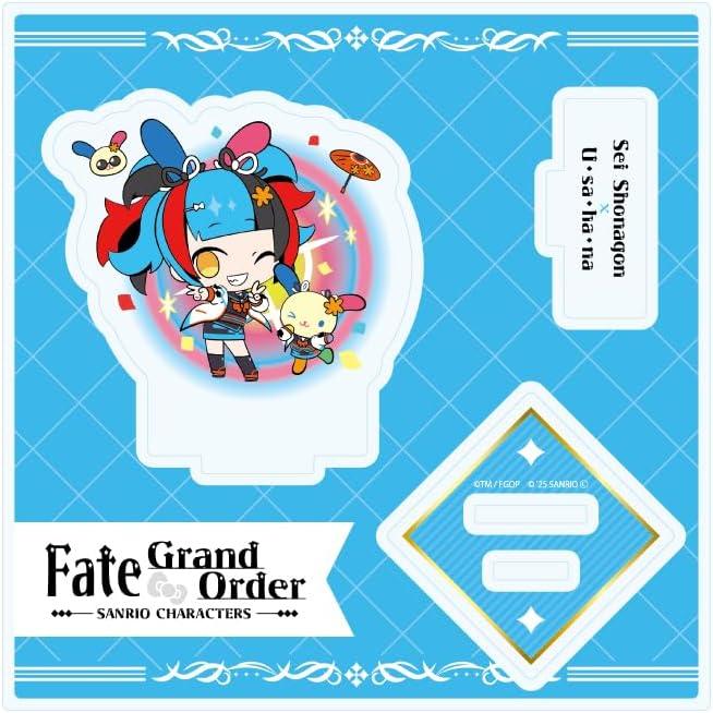 Fate/Grand Order x Sanrio Characters 28/Sei Shonagon x Usahana [Collaboration Illustration] Acrylic Stand Plate