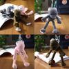 Plush Long Legged Frog Toy Keychain With Pp Cotton Filling For Kids And Collectors