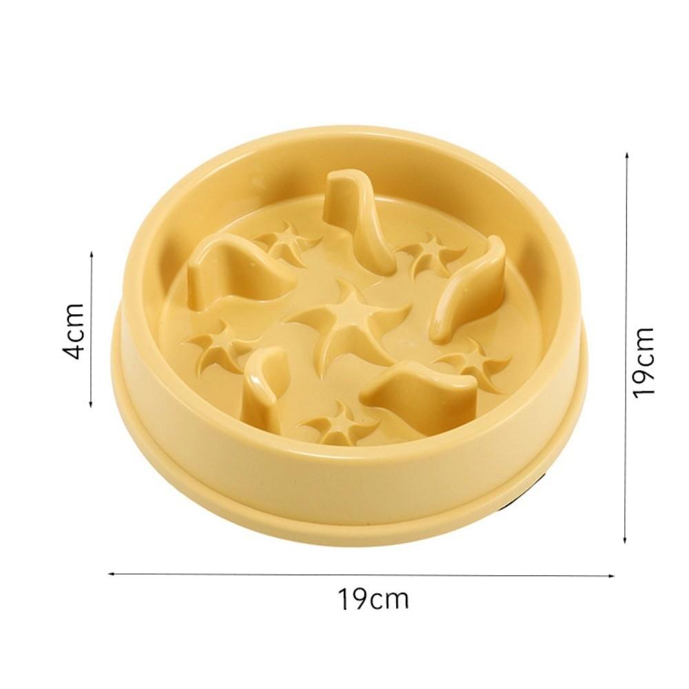 

PP Material Puppy Slow Feeder Prevent Choking Pet Feeding Bowl Slow Eating Dog Bowl for Dog Cat