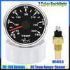 20~150℃ 7 Color Light 52mm Oil Temperature Gauge with Sensor 1/8NPT M14X1.5 Oil Temp Meter for Car Marine Boat 12V 24V Custom