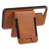 SUTENI H17 For Samsung Galaxy S23 Magnetic Case Card Holder Kickstand Phone Cover