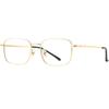 New Eyeglass Frame Men Business Metal Square Flat Light Mirror Ultra Light Comfortable To Wear Anti Blue Light Fashion Glasses