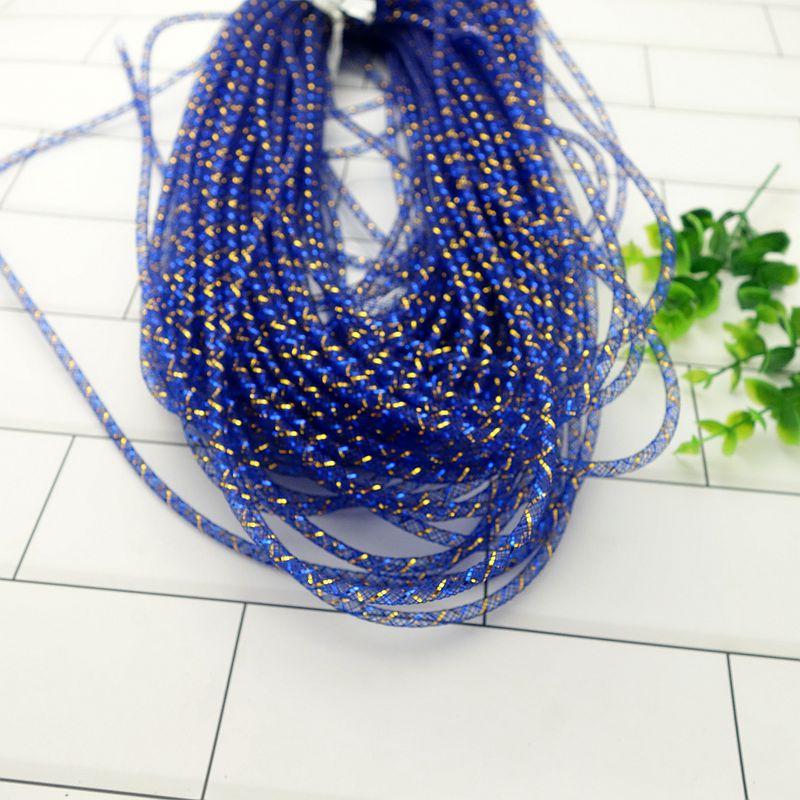 10M Farbiger Netzschlauch Seil 4/8Mm Netzschlauch Krinoline Schlauch Hochzeitskleid Rock Kleidung Netz DIY Armband Schmuckherstellung Geschenk