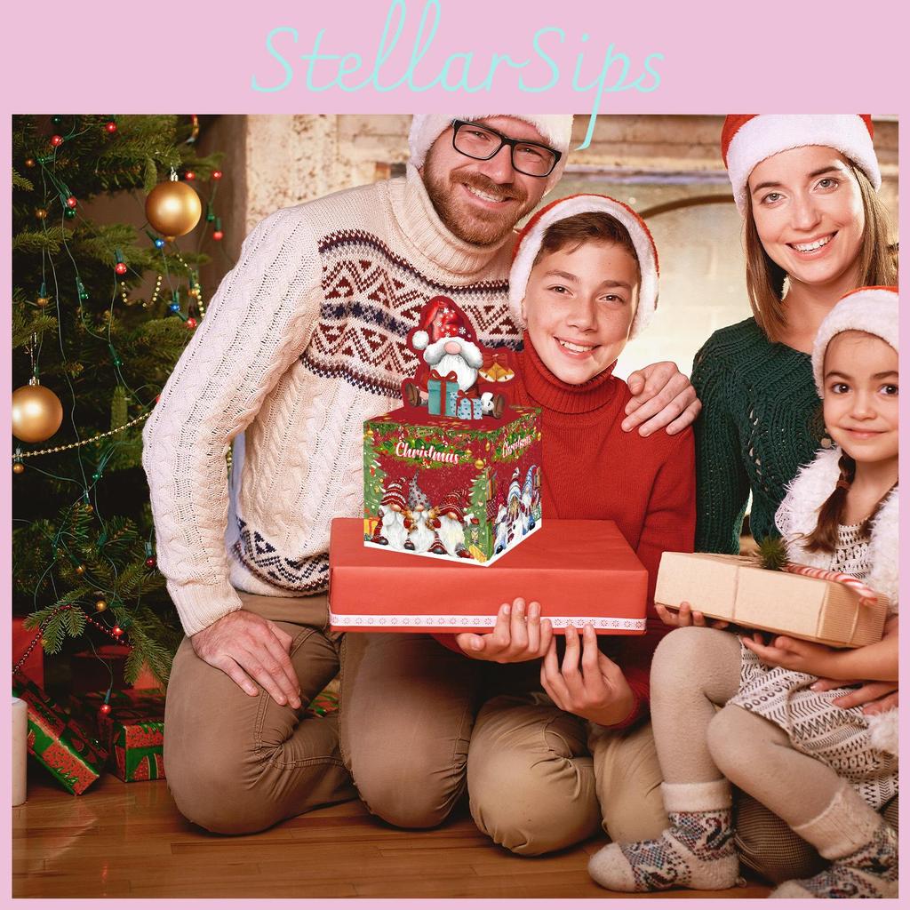 Christmas Party Decor Prop Gift Box For Holiday Celebrations And Gift Giving