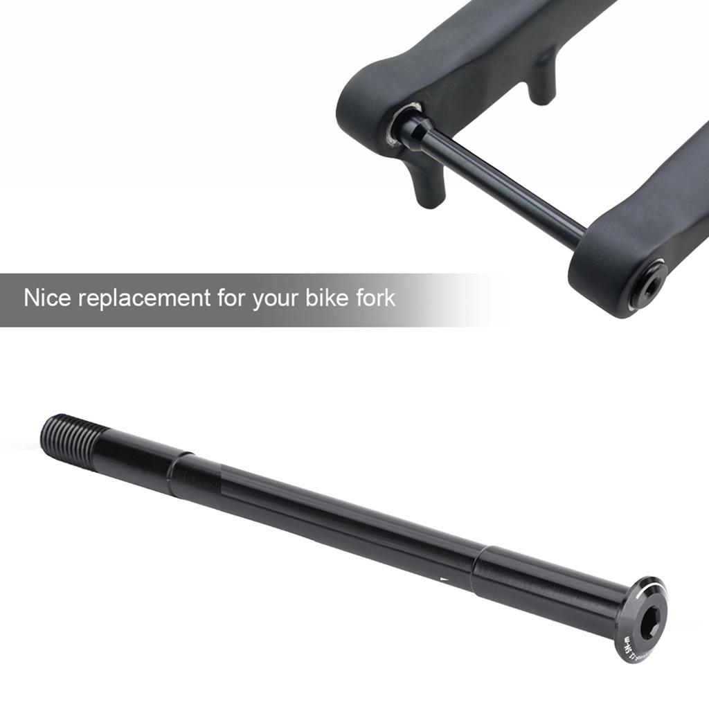 Bike Bicycle Front Hubs Tube Shaft Fork Thru Axle Lever Accessory