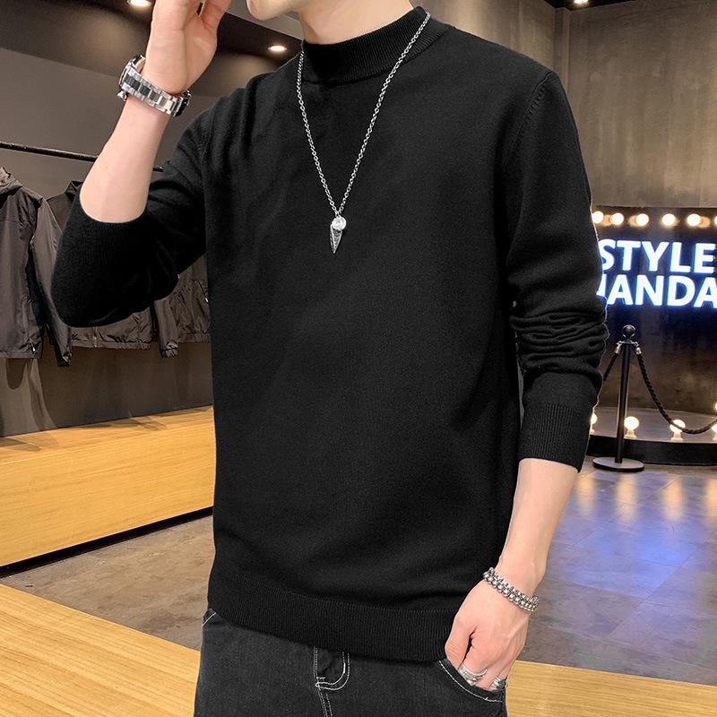 Korean Style Youth Men's Trendy Casual Knit Sweater Pullover