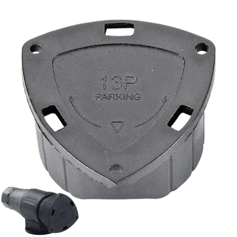 Wohnmobil Steckerabdeckung Steckerhalter 13-polig Anhängersteckerabdeckung Anhängeranschluss Schutz Anhängerkabelbaum Steckerschutz für Adapter