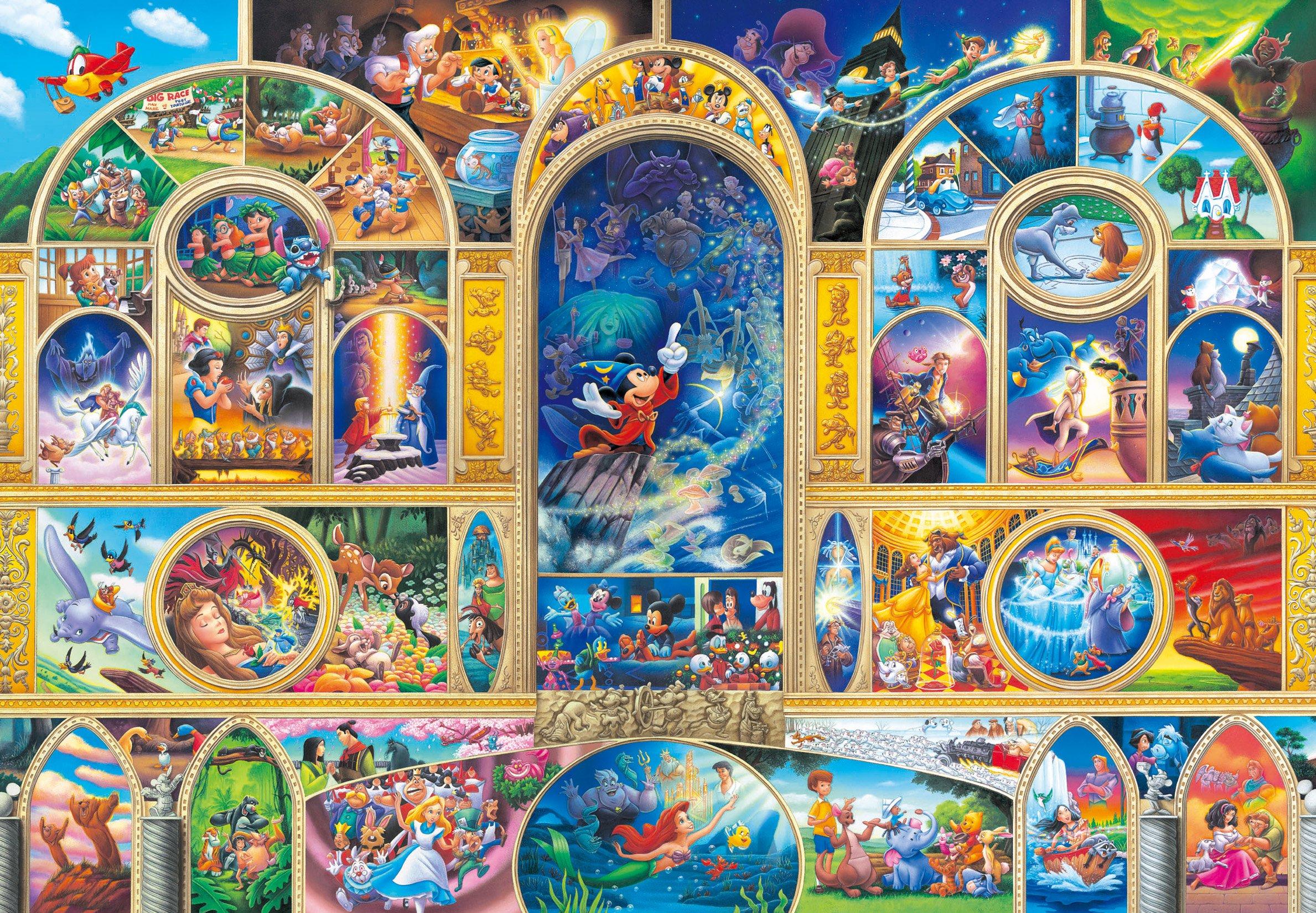 

500-Piece Disney All Character Dream [Stained Art, Compact Size] DSG-500-410 [Parallel Import]