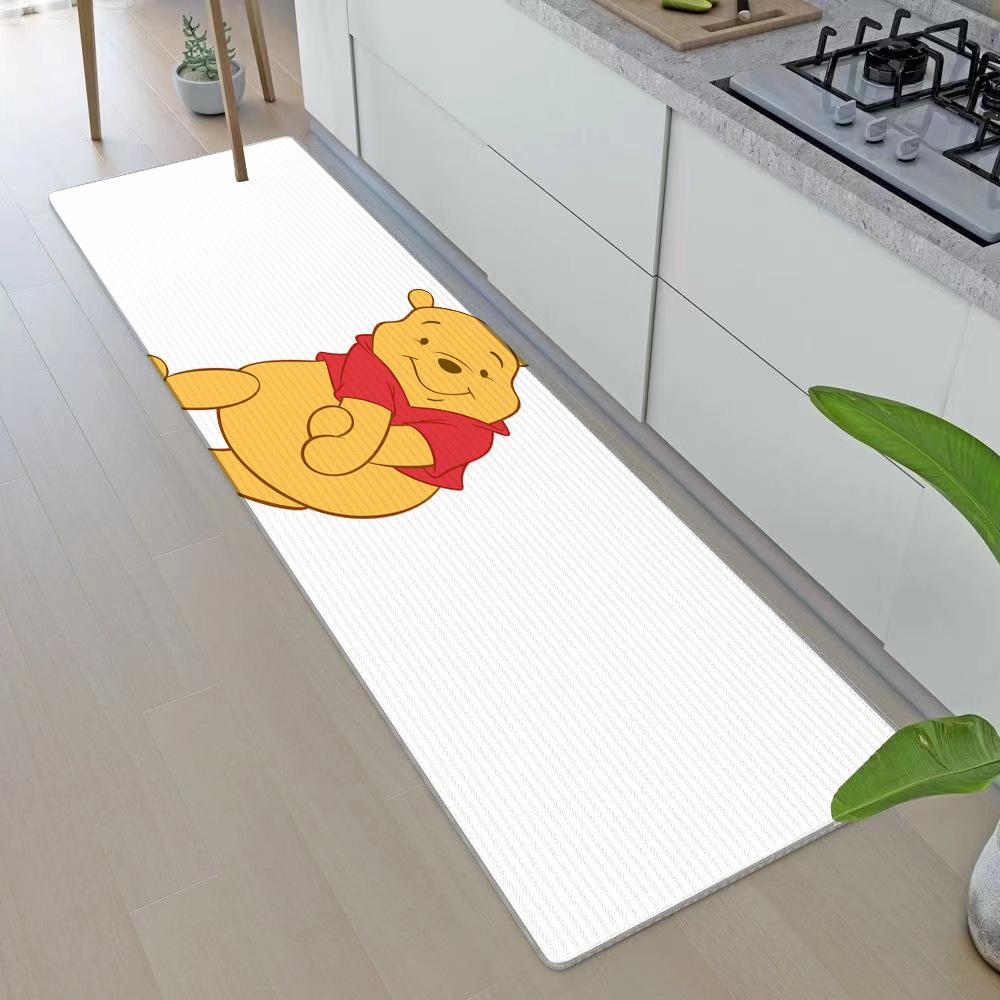 Entrance Front Door Doormat Winnie the Poohs Non-slip Kitchen Rug Living Room Rugs Balcony Bathroom Foot Mat Floor Mats Carpet