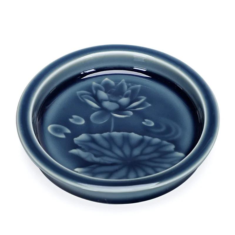 Nordic Creative Compartment Tray Household Ceramic Platter Snack Dish Nut Plate Sauce Plate Fruit Snack Plate