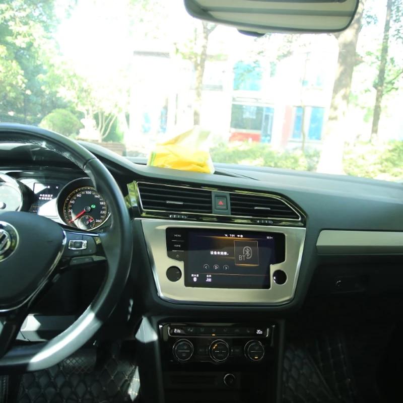Decorative Patch for Automobile Central Control Navigation Panel For Volkswagen VW Tiguan L 2017-