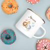 Personalized Mug Kids Hot Chocolate Custom Name Mug for Boys Kids Handle Mugs Boys Girls Birthday Favors Gift Child Shower Gifts