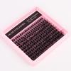 Volume Wispy Lash Clusters Fluffy D Curl 8 to 16mm Mink Eyelash Extensions for Party and Daily Wear