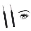 Black Eyelash Clip Comb With Cover Eyelash Separator Eye Lifting Curl Metal Brush Mini Eyebrow Comb Beauty Makeup Tool