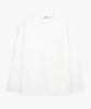 Deoseutoli [8-Count] Simple Heavy Long Sleeve Tee (Off White)