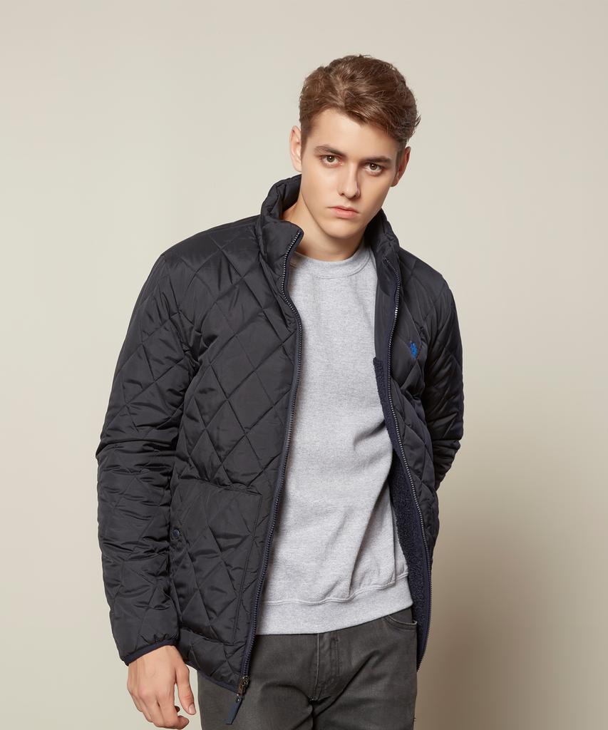 Uspoloassn Reversible Fleece Jumper_Navy