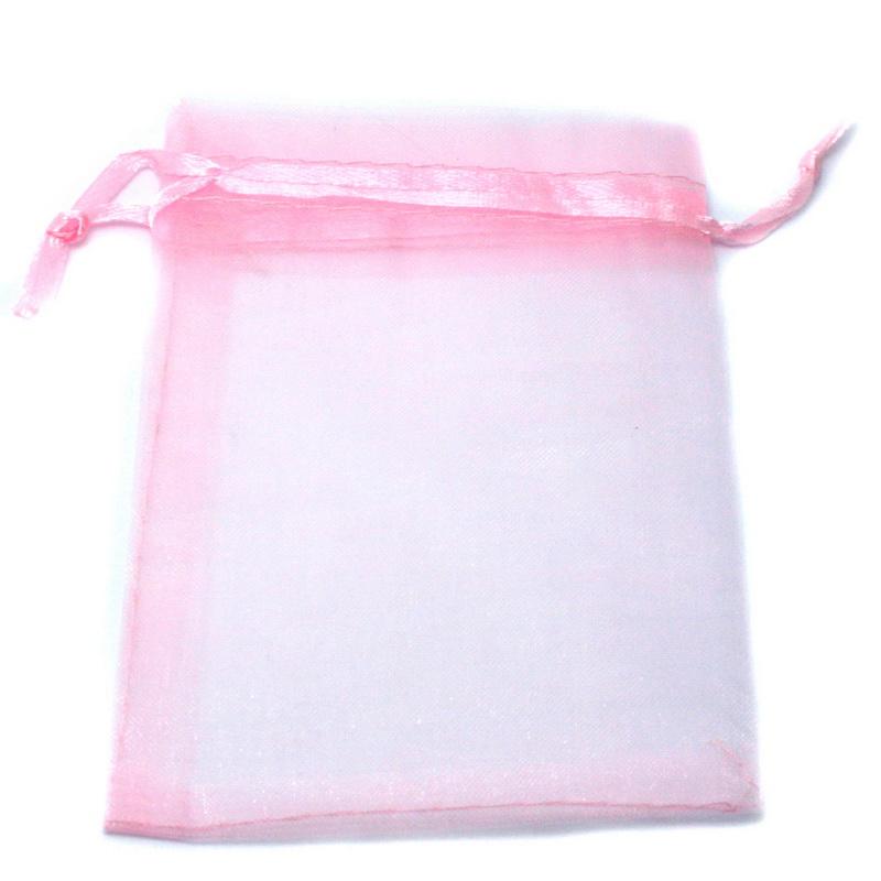 10Pcs Organza Bags Jewelry Candy Gift Pouch Bags Wedding Xmas Favors