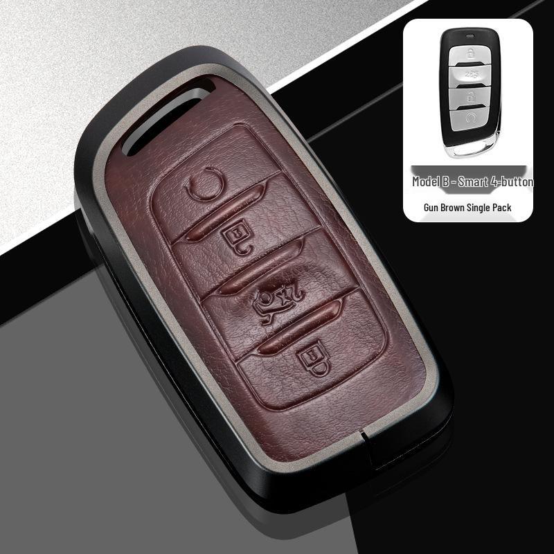 Changan Car Key Cover for Third Gen CS75 Plus, Yidong Plus, CS55, and CS35 Plus