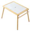 VEVOR Sensory Table for Toddlers, Wooden Kids Activity Table with 2 Stools, Double-Sided Board, Storage Bins, and Non-Slip Feet