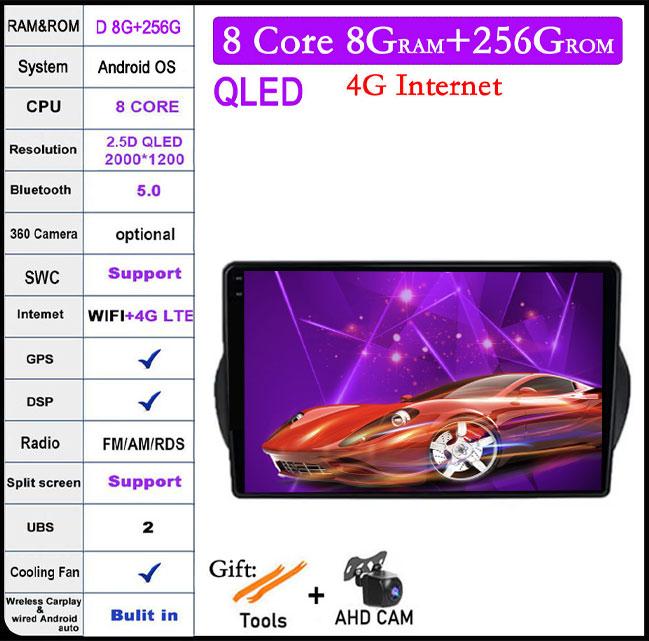 Android 14 For Peugeot Bipper 2008 - 2017 Car Audio Player Stereo Video Multimedia Radio Bluetooth GPS Navigation