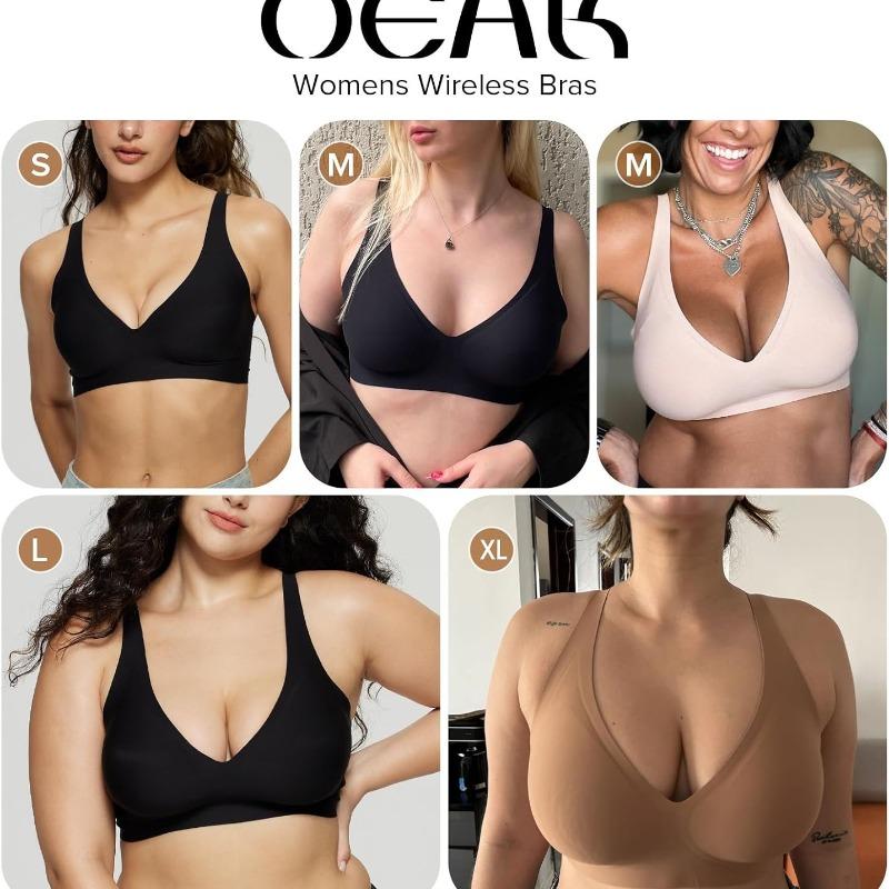 Deep No Steel Rings Comfortable Support No Steel Rings Breathable Gathering Bra Large Size Underwear
