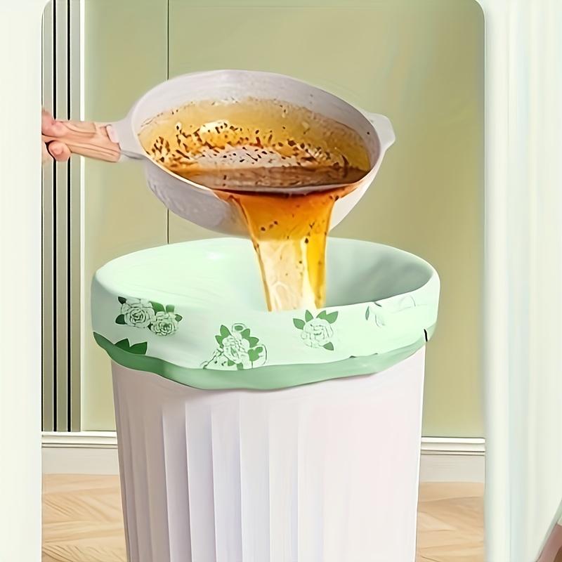 Camellia Scented Tear-Resistant Thickened Kitchen Deodorizing Plastic Bags, Heavy-Duty for Household Use