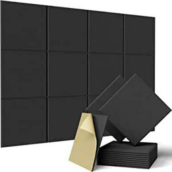 Special Offer: 12-Piece Polyester Fiber Sound Panels for Home and Office Acoustic Treatment