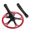 Meijun 2color Bike Crankset 170mm Bicycle Chainwheel Chain Ring Set 45T 47T