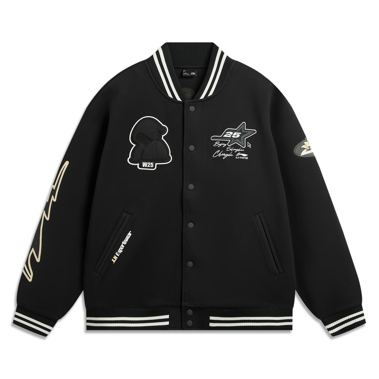 

Li Ning X LPL Коллаборация Серия Спортивный Стиль Жизни Повседневная Простая Универсальная Свободная Куртка Мужские куртки AFDVJ13-3 M