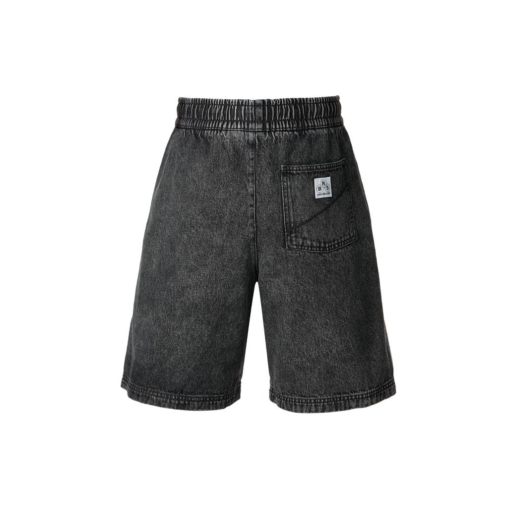 Nike Sportswear Logo Washed Loose Fit Denim Shorts Men Shorts Black IF2858-010