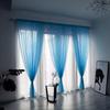 Sheer Curtains for Living Room Windows - Light Filtering Yet Private Voile Drapes | No Tools Needed Semi-Sheer