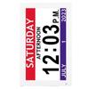 7 Inch Digital Clock with 12 Alarms, Unabridged Calendar Clock for the Eld ly and Ev yone, Auto Dimming, Am ica Large Display Clock with