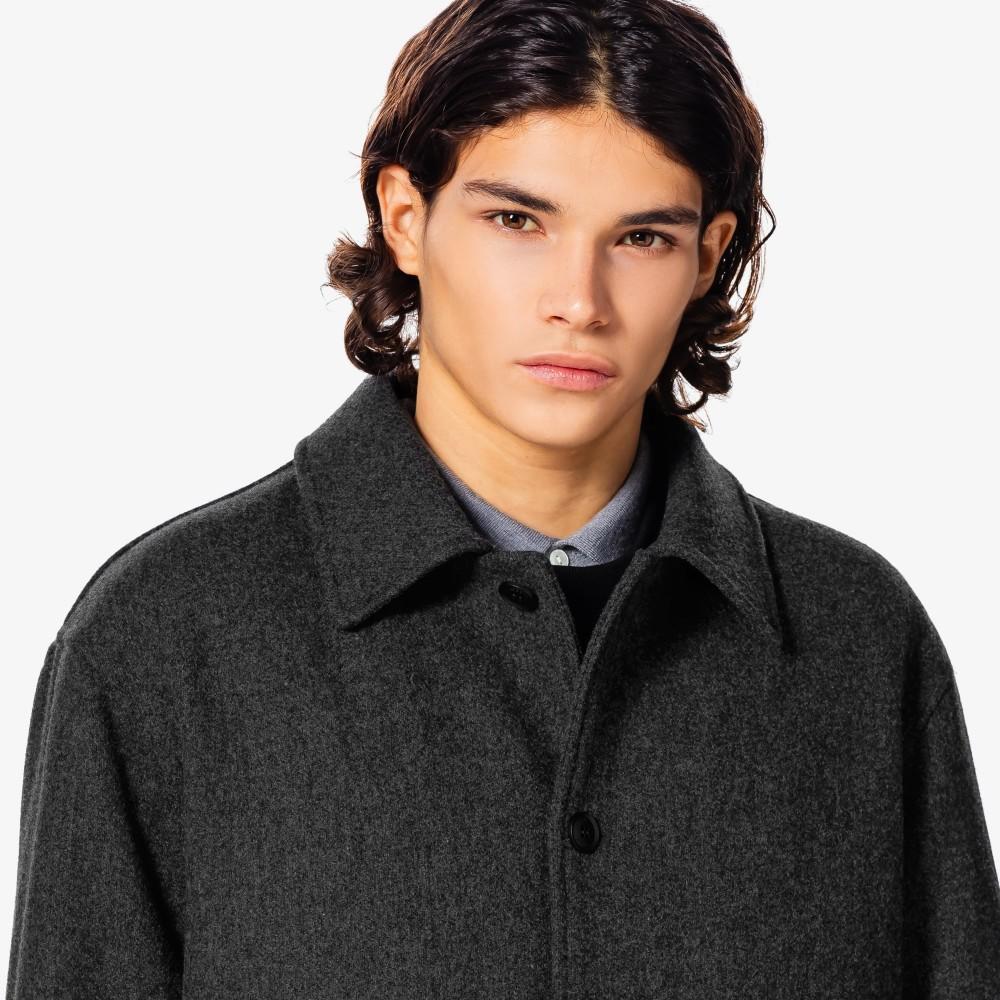 Lacoste Men's Quilted Lined Wool Drizzler Jacket BH533E-55NCCA