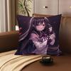 Funny Anime New Puella Magi Madoka Magica Pillow Case Fashion Square Pillowcase Bedroom Sofa Room Ins Decoration Leisure Cushion