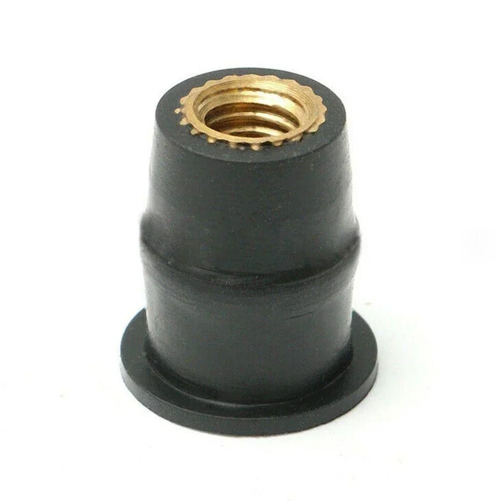 10Pcs Rubber Motorcycle Windscreen Nuts Nut Fastener For Honda For Suzuki For Yamaha For Kawasaki