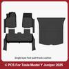 Tappetini per Tesla Model Y Juniper 2025-2026 Premium/Performance Rivestimento Pavimento in TPE & Accessori Copri Soglia Porta Completo